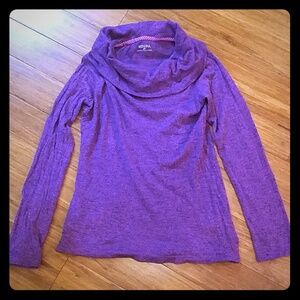 Merona Long Sleeve Purple Top Size Small